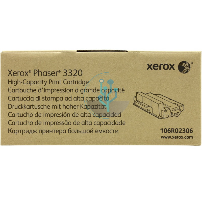 Toner Xerox 106R02306 Black Phaser 3320 11,000 Páginas