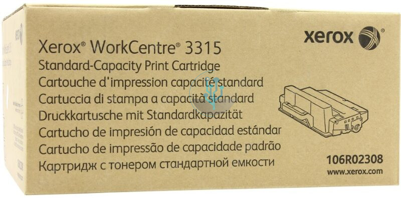 Toner Xerox 106R02308 Black WorkCentre 3315 2,300 Páginas