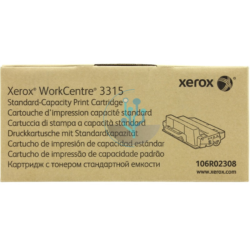 Toner Xerox 106R02308 Black WorkCentre 3315 2,300 Páginas