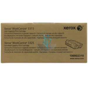 Toner Xerox 106R02310 Black WorkCentre 3315, 3325 5,000 Páginas