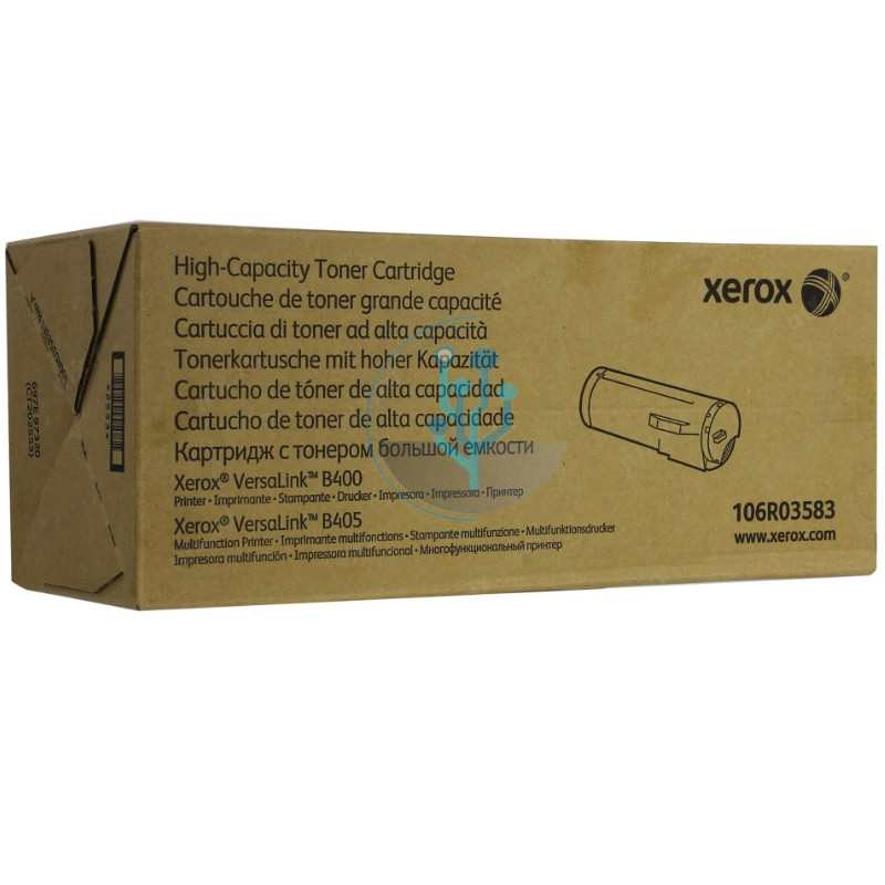 Toner Xerox 106R03583 Negro VersaLink B400, B405 13,900 Páginas