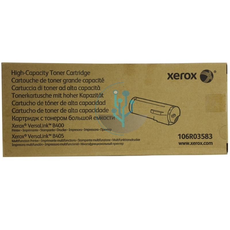 Toner Xerox 106R03583 Negro VersaLink B400, B405 13,900 Páginas