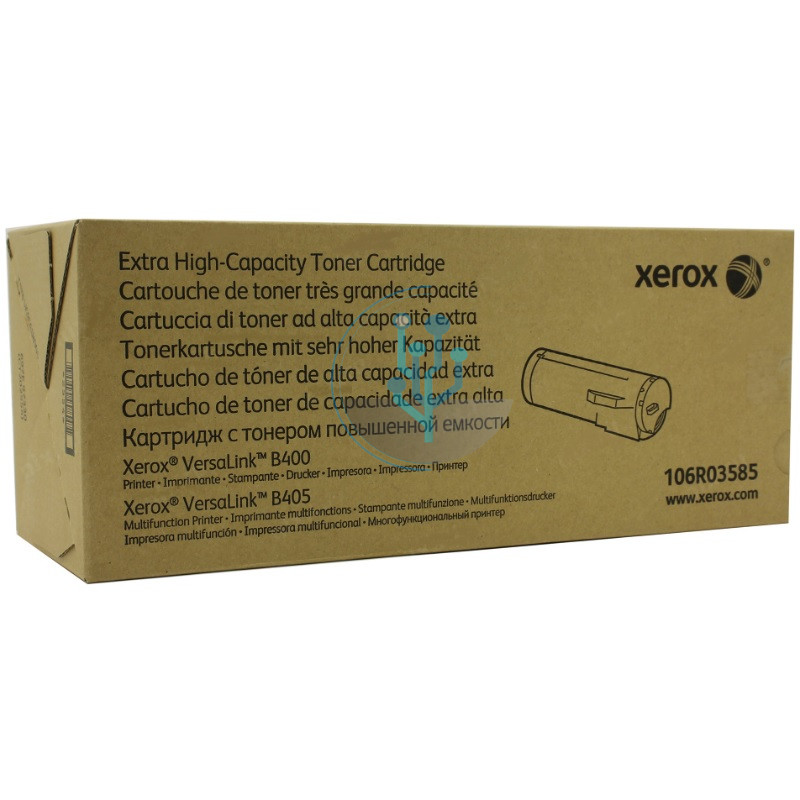 Toner Xerox 106R03585 Negro VersaLink B400, B405 24,600 Páginas