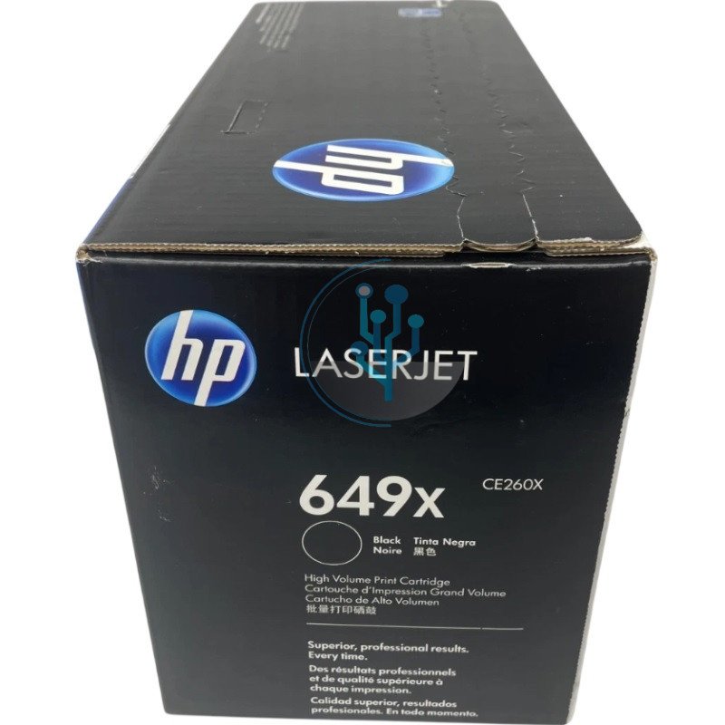 Tóner HP CE260X 649X Negro Original | 17,000 Páginas | LaserJet CP4525