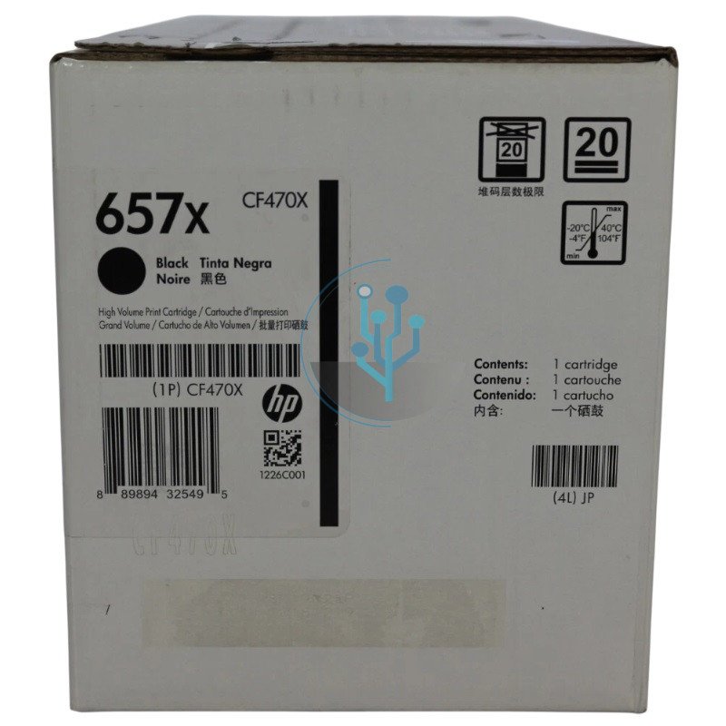 Tóner HP CF470X (657X) Negro M681, M682 – 28,000 Páginas