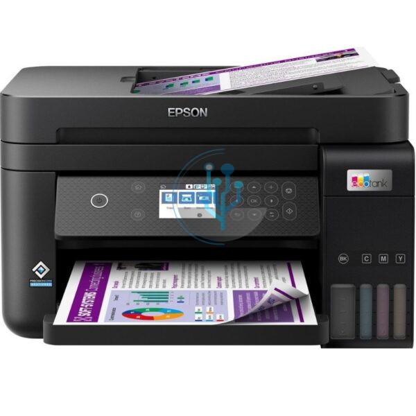 Impresora Multifuncional Epson L6270. ADF de 30 páginas, Impresión dúplex automática, Mayor capacidad de papel, Sistema EcoFit, Sin cartuchos