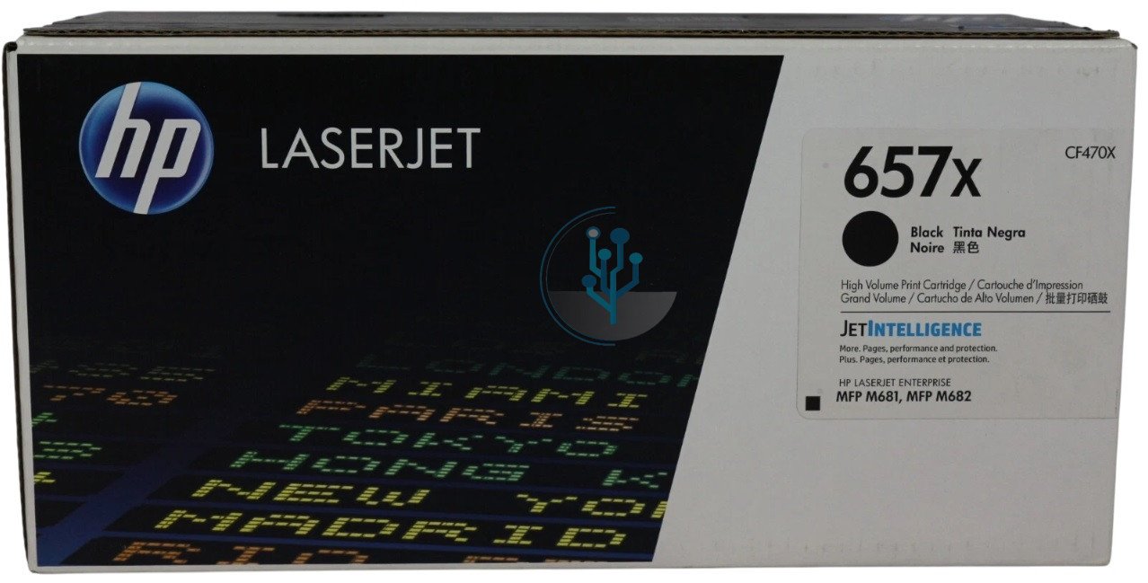 Tóner HP CF470X (657X) Negro M681, M682 – 28,000 Páginas