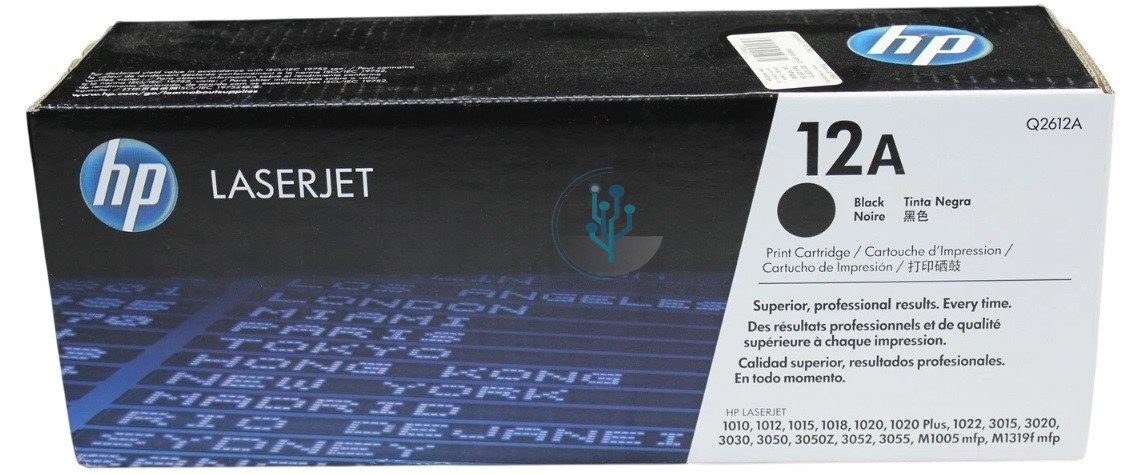 Tóner HP Q2612A (12A) Negro LaserJet 1020, M1005 – 2,000 Páginas