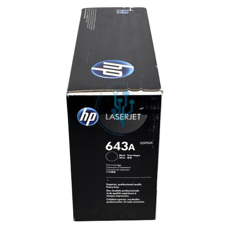 Tóner HP Q5950A (643A) Negro LaserJet 4700dn – 11,000 Páginas