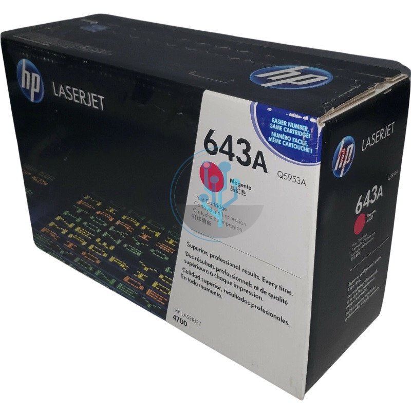 Tóner HP Q5953A (643A) Magenta LaserJet 4700dn – 10,000 Páginas