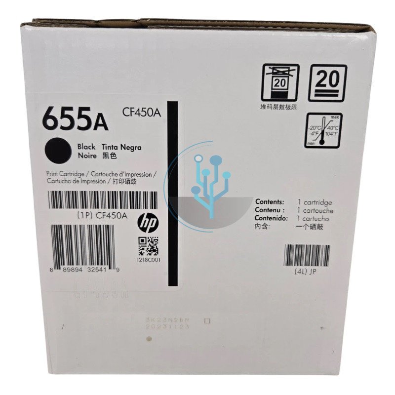 Tóner HP CF450A (655A) Negro M652n, M653dn – 12,500 Páginas