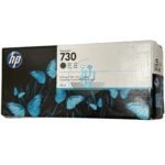 Compra Tinta HP 730 P2V72A Gray original de 300ml para plotter DesignJet T1600, T2600 y T1700. Alta calidad, secado rápido y larga duración.