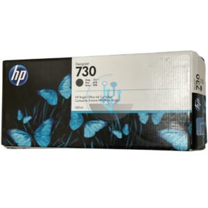 Compra Tinta HP 730 P2V72A Gray original de 300ml para plotter DesignJet T1600, T2600 y T1700. Alta calidad, secado rápido y larga duración.