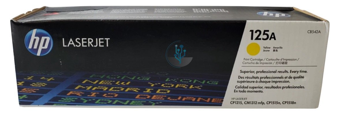 Tóner HP CB542A Amarillo Original | 1,400 Páginas | CP1215, CP1515