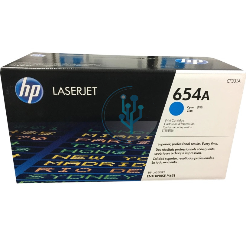 Tóner HP CF331A (654A) Negro M651dn – 15,000 Páginas