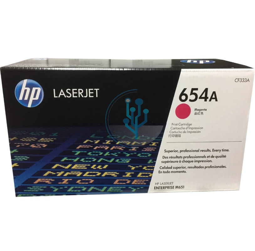 Tóner HP CF333A (654A) Magenta M651dn – 15,000 Páginas