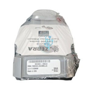 Compra la cinta Zebra 800300-350LA YMCKO original para impresoras ZC100 y ZC300. Hasta 200 impresiones a color con protección overlay.
