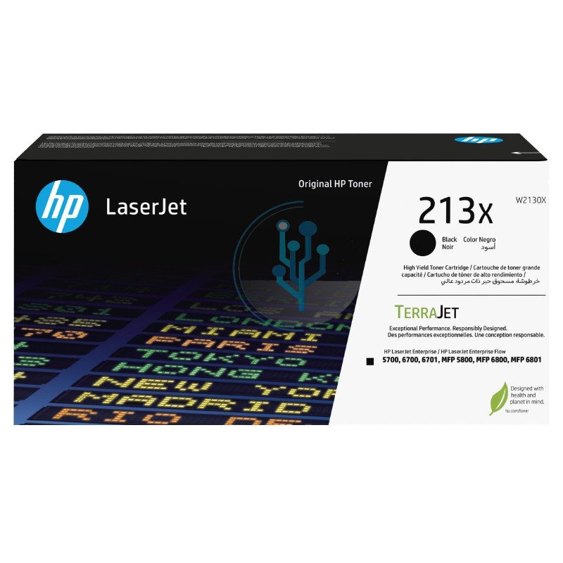 Toner HP W2130X (213X) 5700dn, 5800dn Black 9,000 Páginas