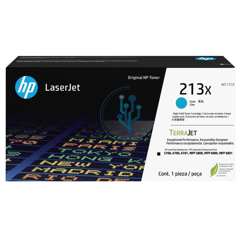 Toner HP W2131X (213X) 5700dn, 5800dn Cian 6,000 Páginas
