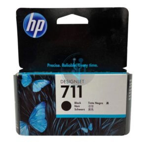 Compra tinta HP 711 CZ129A negra original de 38ml para plotter HP DesignJet T120, T130, T520 y T530. Alta calidad de impresión.