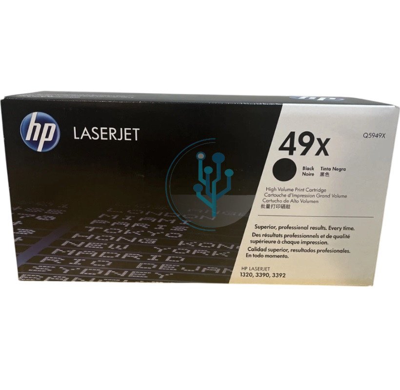 Tóner HP Q5949X (49X) Negro LaserJet 1320, 3390 – 6,000 Páginas