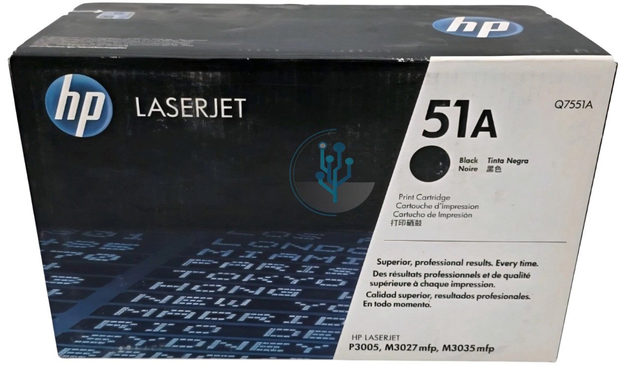 Tóner HP Q7551A (51A) Negro M3027, M3035– 6,500 Páginas