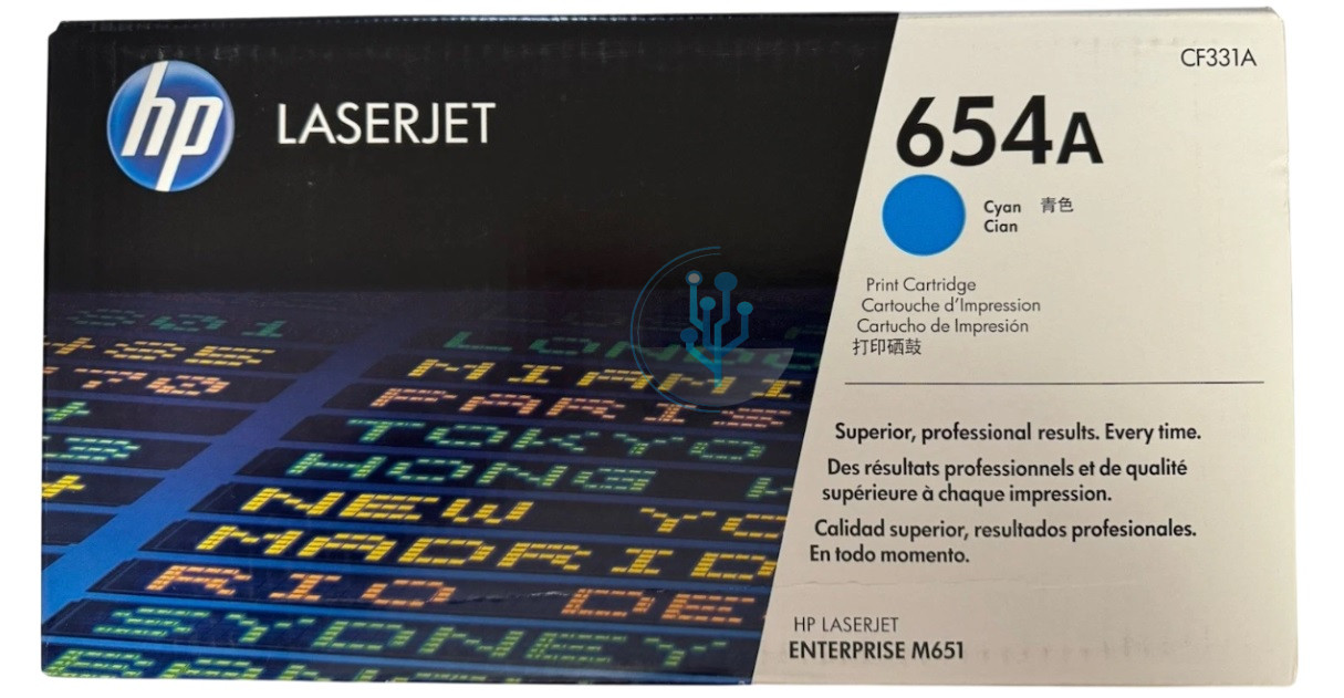 Tóner HP CF331A (654A) Negro M651dn – 15,000 Páginas