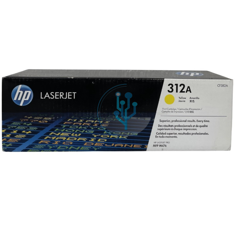 Tóner HP CF382A (312A) Amarillo M476dw – 2,700 Páginas