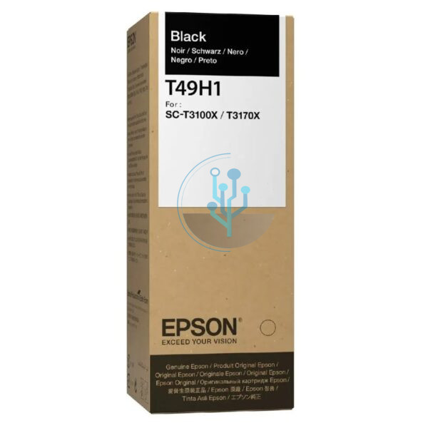 Tinta Epson T49H100 Negro SureColor T3170X 6,000 páginas