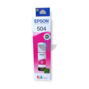 Botella Tinta Epson T504320 Magenta Original, Contenido: 70ml. Compatibilidad con Epson EcoTank L4150, L4160, L6161, L6171, L6191, L6270