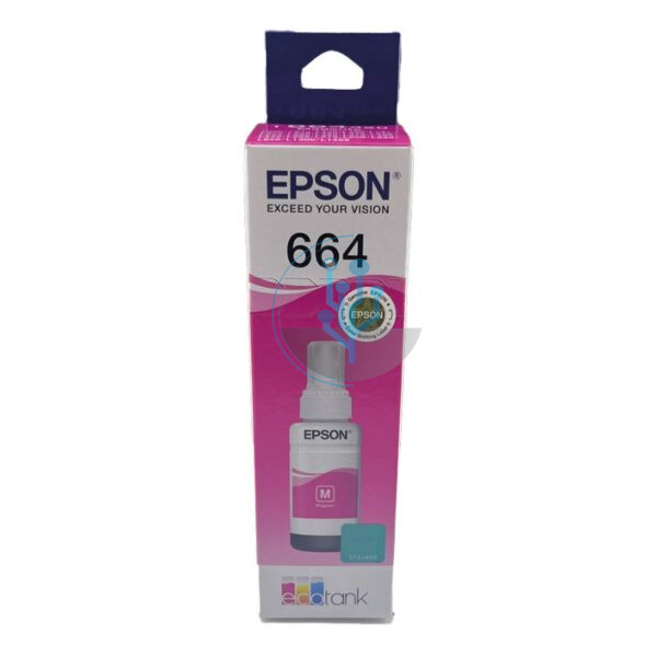 Botella Tinta Epson T664320 Magenta EcoTank L555 / L1455 70ml