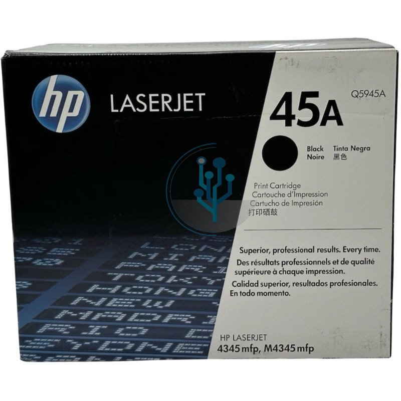 Tóner HP Q5945A (45A) Negro M4345, M4345x – 18,000 Páginas