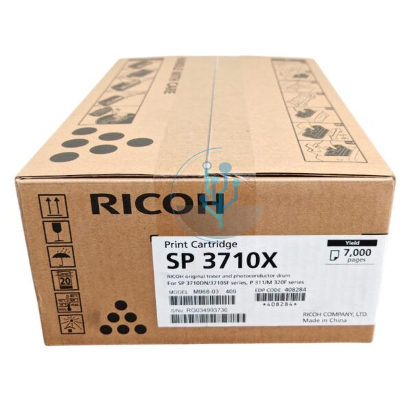 Toner Ricoh 408284 Negro SP 3710DN, SP 3710X 7000 Paginas