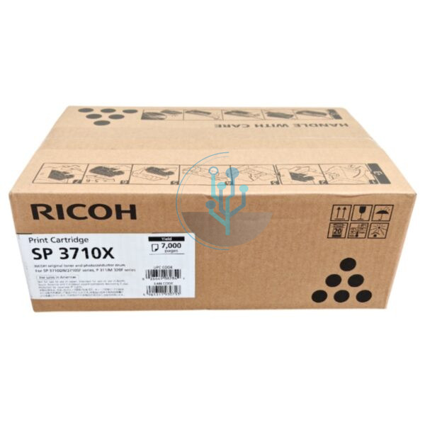 Toner Ricoh 408284 Negro SP 3710DN, SP 3710X 7000 Paginas