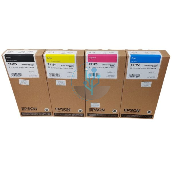 Kit de Tintas Epson T41P CMYBK SureColor SC-T5470, SC-T5475