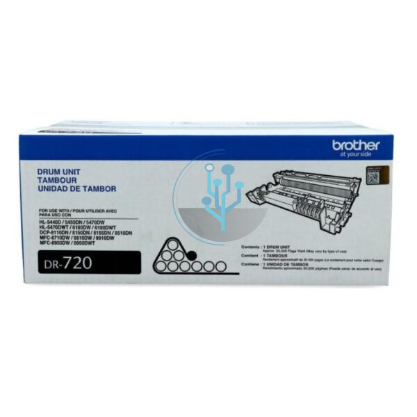 Tambor Brother DR-720 HL-6180DW / MFC-8950DW 30,000 Paginas