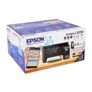 Impresora Multifuncional Epson L3250 Wifi A4. La EcoTank L3250 3 en 1, ofrece a las familias, estudiantes y profesionales, Impresión a bajo costo