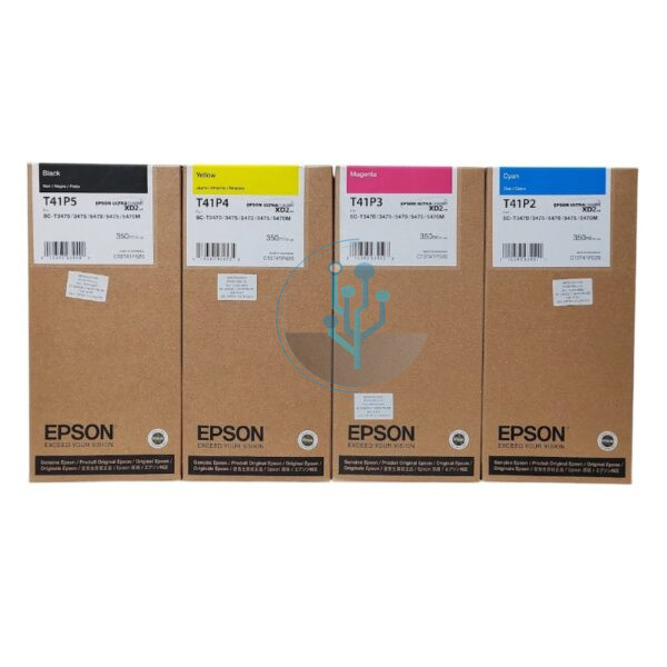 Kit de Tintas Epson T41P CMYBK SureColor SC-T5470, SC-T5475