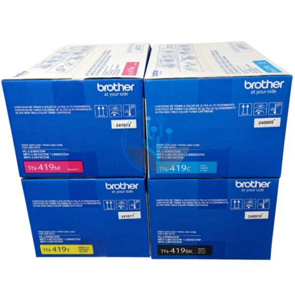 Kit de Tóneres Brother MFC-L8900CDW TN-419 (9,000 paginas)