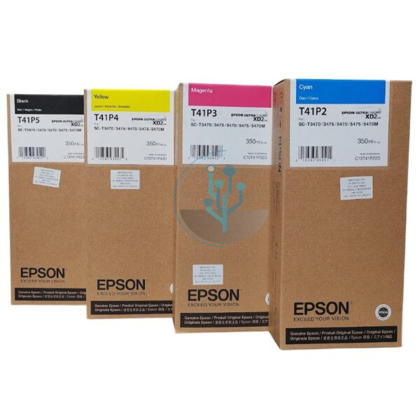 Kit de Tintas Epson T41P CMYBK SureColor SC-T5470, SC-T5475