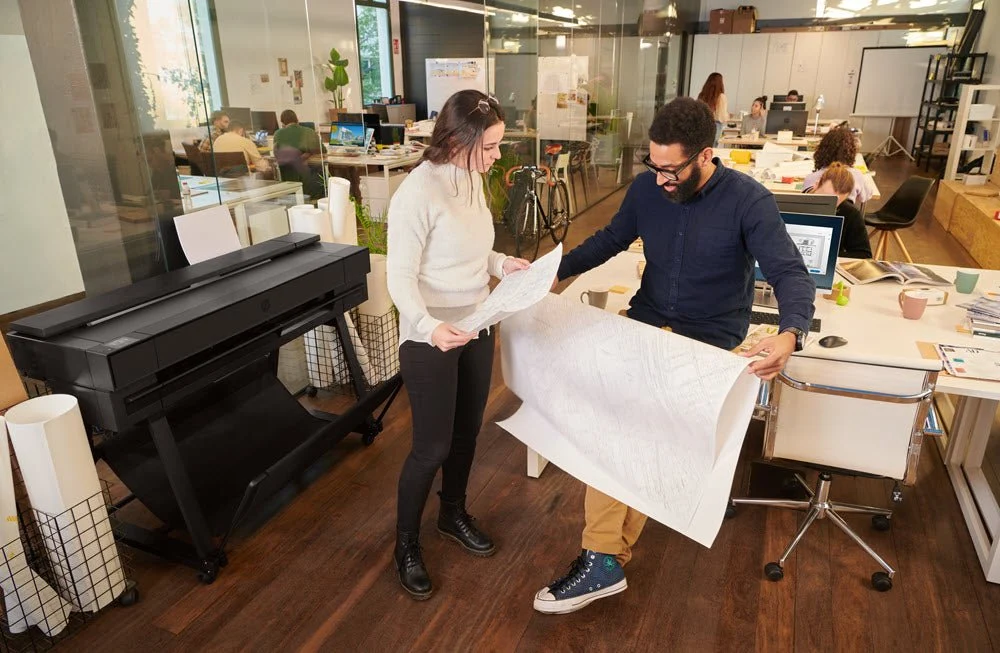 Plotter HP DesignJet para arquitectura e ingeniería