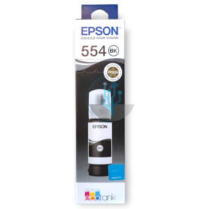 Botella Tinta Epson T554120 Negro EcoTank L8160 / L8180 70ml