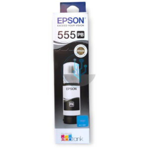 Botella Tinta Epson T555120 Negro Foto EcoTank L8160 / L8180 70ml