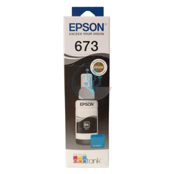 Botella Tinta Epson T673120 Negro EcoTank L850 / L1800 70ml