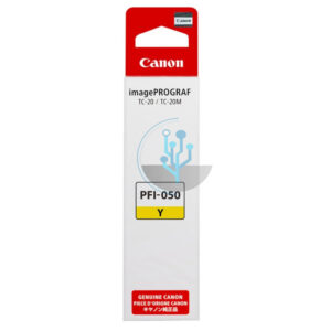 Tinta Canon PFI-050Y Yellow TC-20, iPF TC-20M 7,300 Páginas