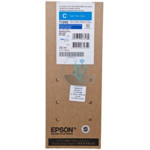 tinta Epson T12N200 DURABrite Ultra cian, compatible con WorkForce Pro EM-C800/EP-C800