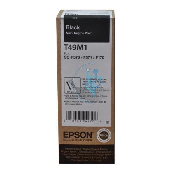 Tinta Epson T49M120 Negro SureColor F170, F571 6,000 Páginas