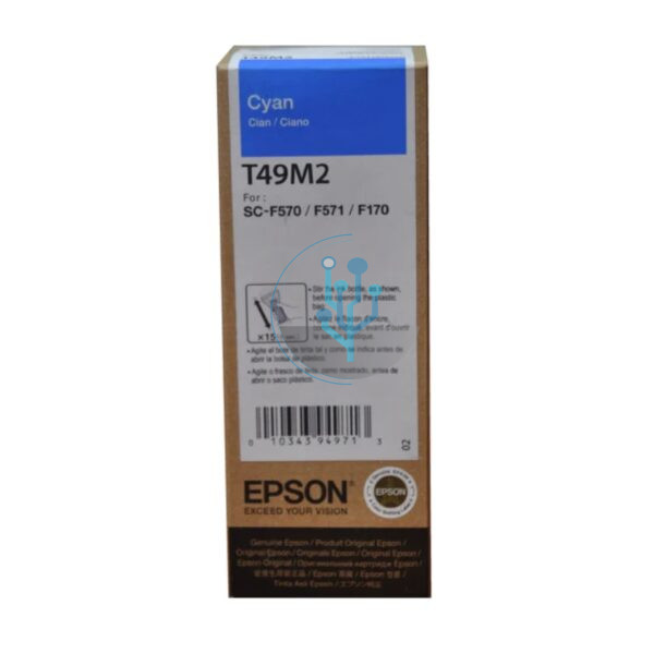 Tinta Epson T49M220 Cian SureColor F170, F571 6,000 Páginas