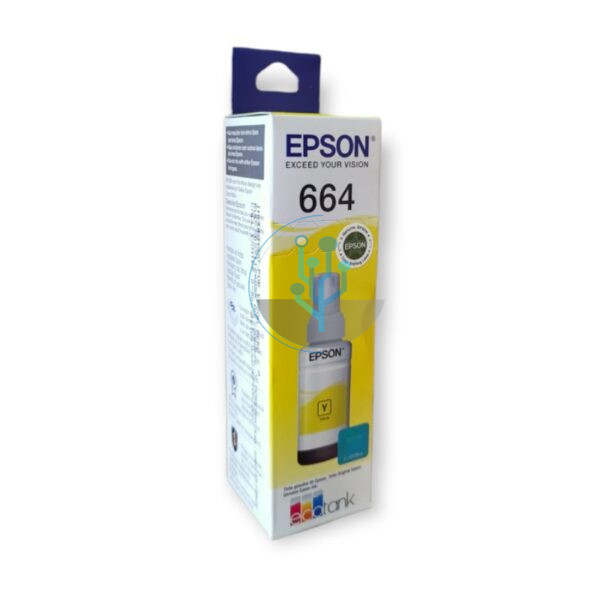 Botella Tinta Epson T664420 Amarillo EcoTank L555 / L1455 70ml