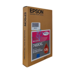 Tinta Epson T748xxl320 Magenta Original, Contenido: 69ml. Compatibilidad con Impresoras Epson WorkForce Pro WF-6590, WorkForce WF-6090